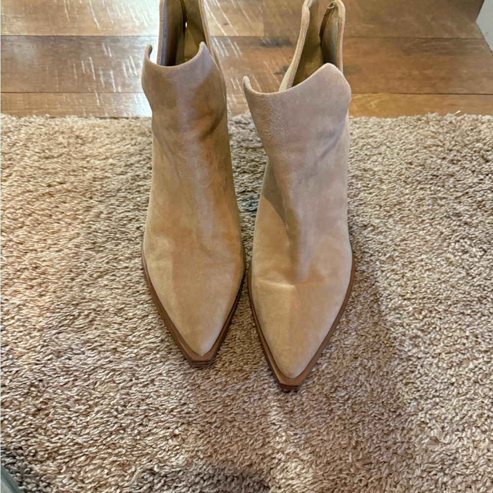 Vince Camuto Tan Ankle Booties